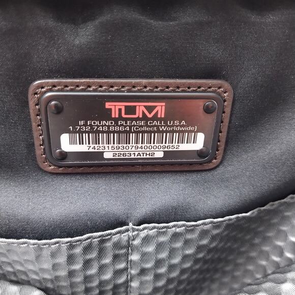 TUMI Alpha Bravo Yuma Gray Nylon Briefcase Business Laptop Bag - Picture 12 of 16
